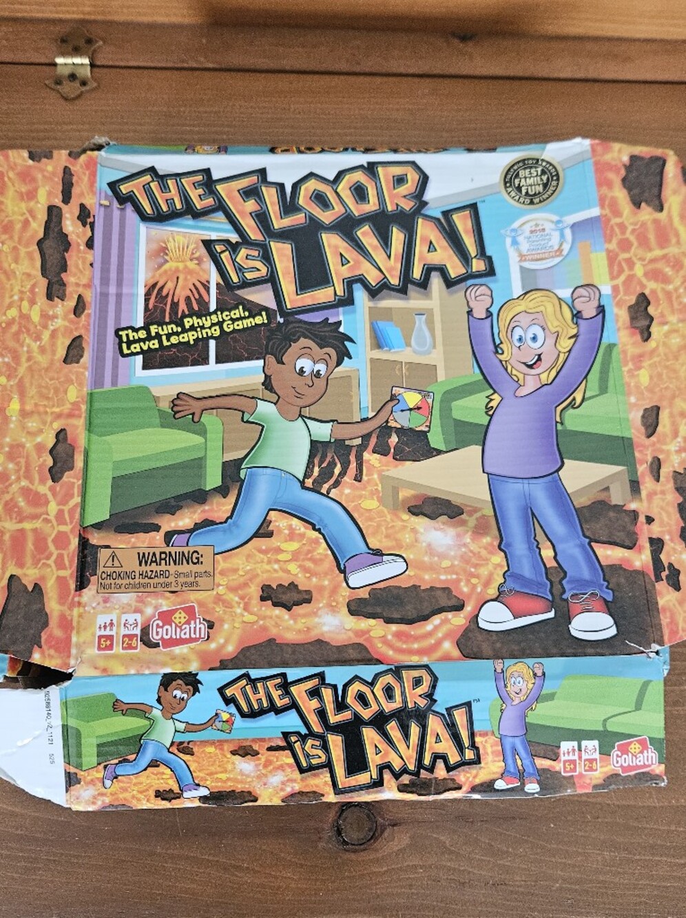 The Floor is Lava! Party Game - Orange
